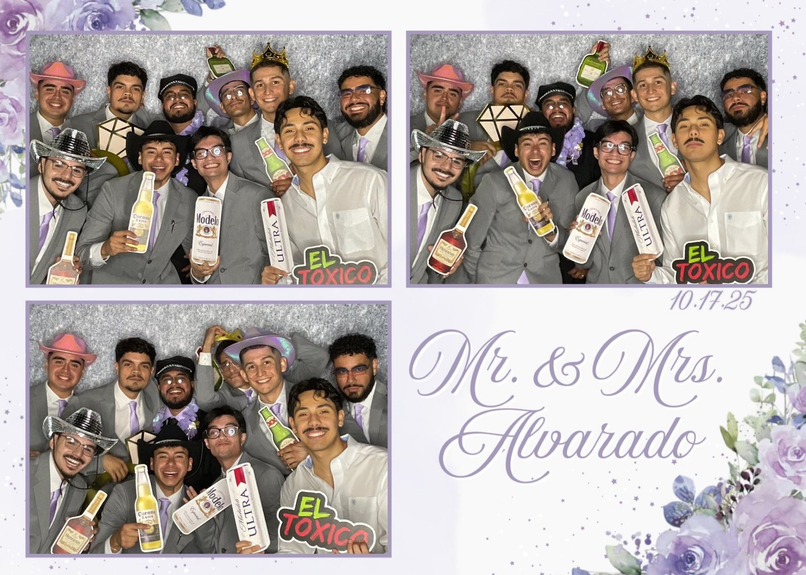 Wedding groomsmen photo booth — inspiration