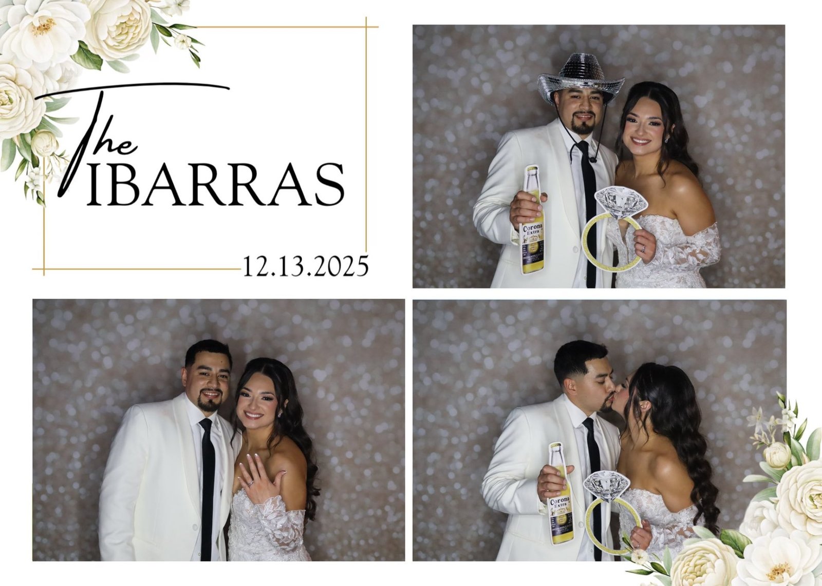 Wedding couple photo booth — inspiration