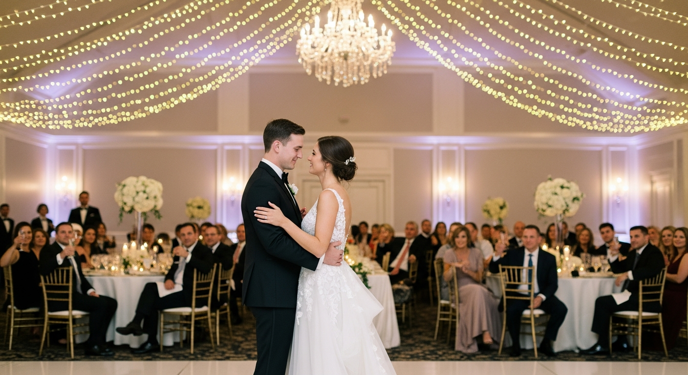 Baile de padre e hija en una boda elegante