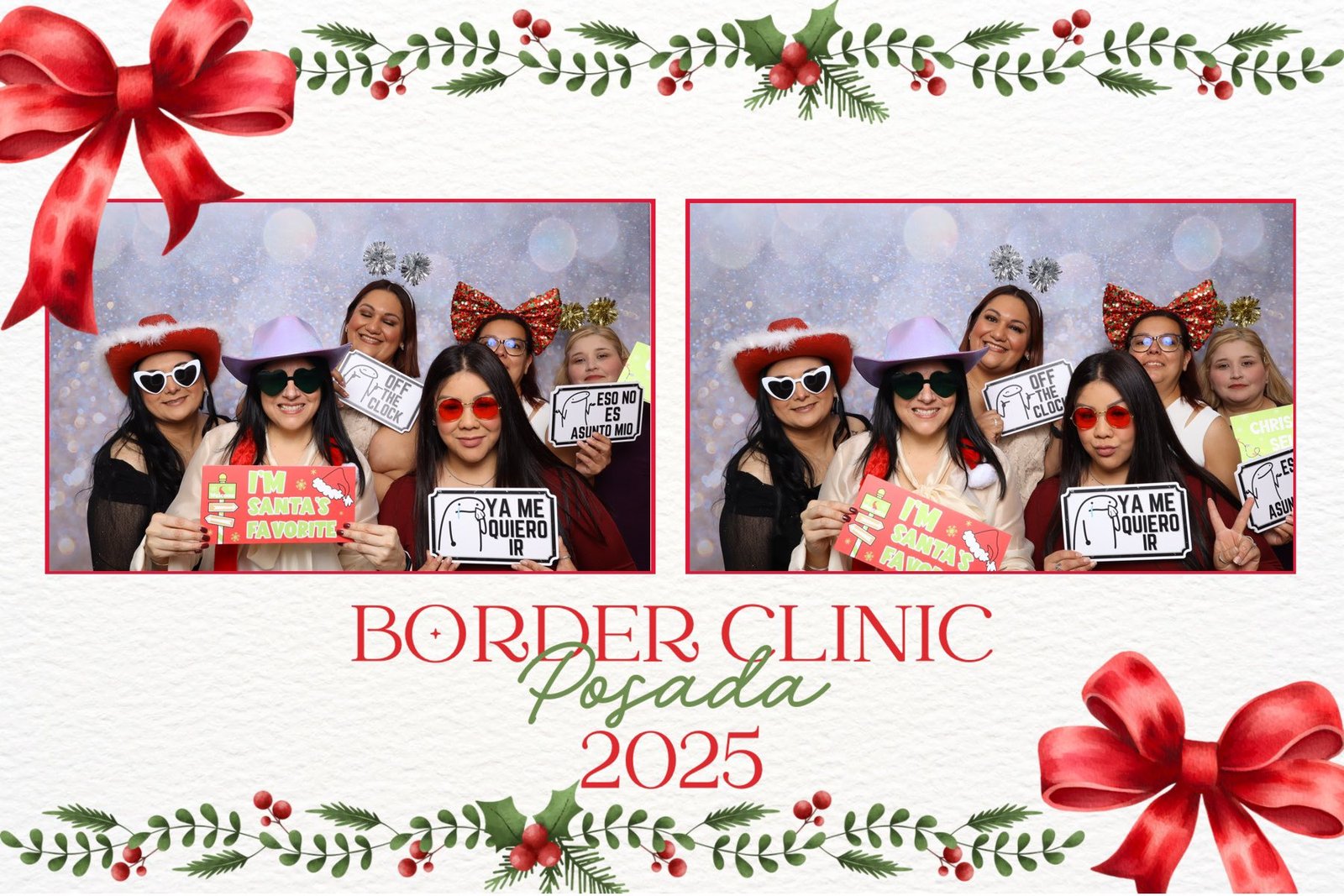 Christmas party photo booth — inspiration