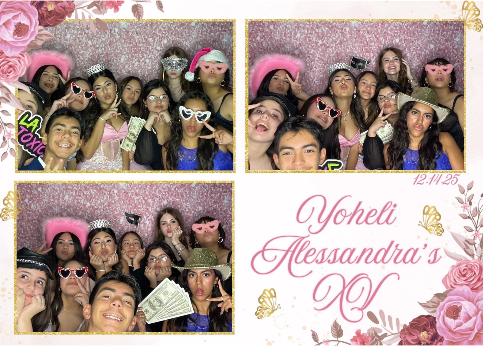Quinceañera photo booth — inspiration